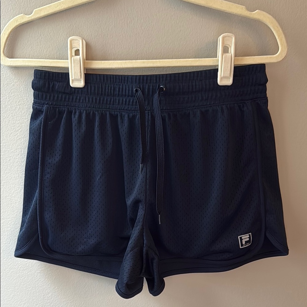 FILA Women's Navy Athletic Shorts